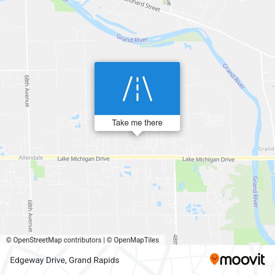 Mapa de Edgeway Drive