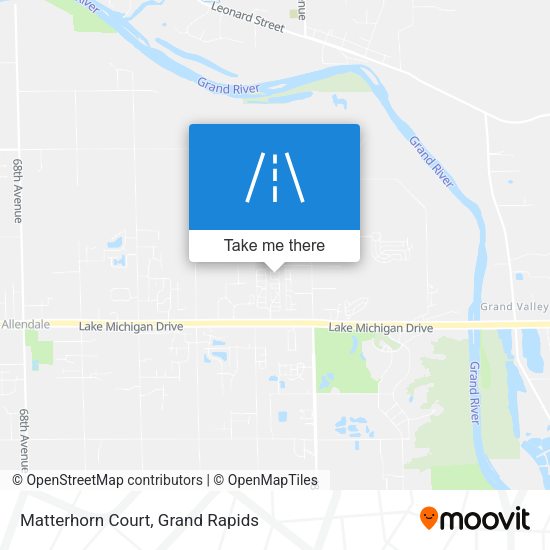 Mapa de Matterhorn Court