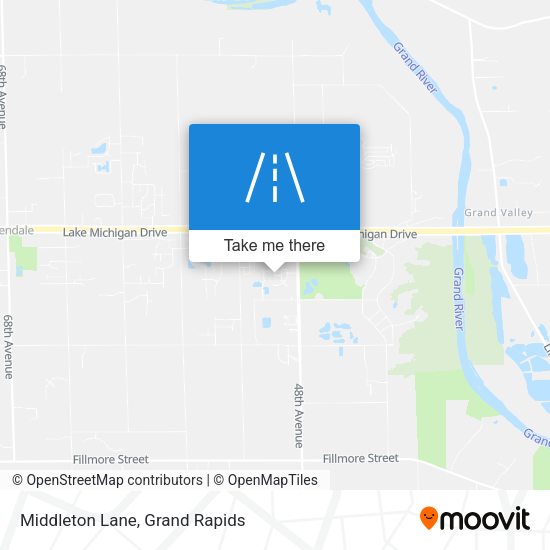 Middleton Lane map