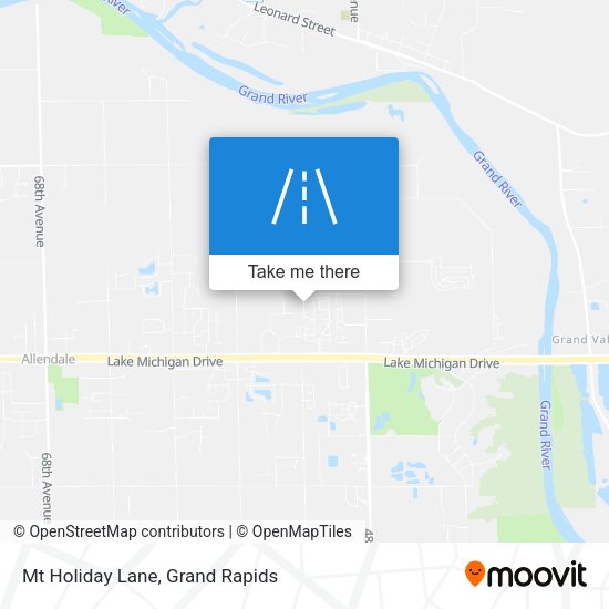 Mapa de Mt Holiday Lane
