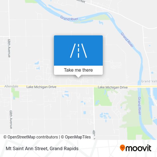 Mapa de Mt Saint Ann Street