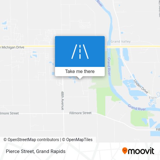 Pierce Street map