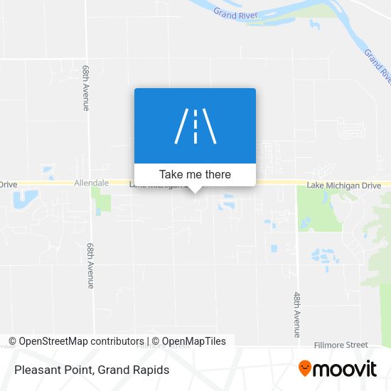 Pleasant Point map