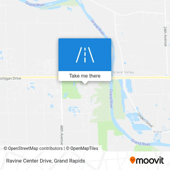 Ravine Center Drive map