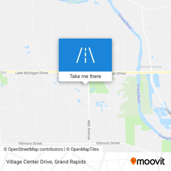 Village Center Drive map
