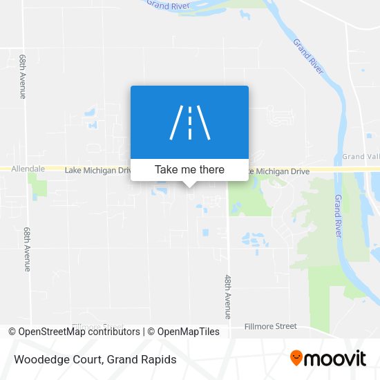 Mapa de Woodedge Court
