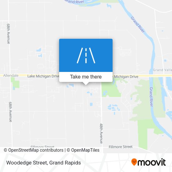 Mapa de Woodedge Street