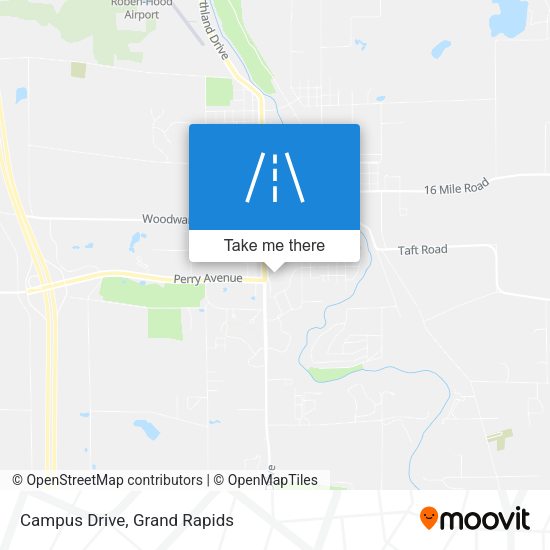 Mapa de Campus Drive