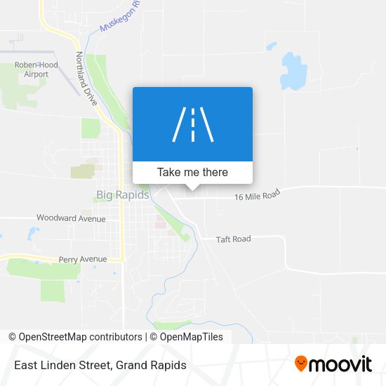 Mapa de East Linden Street