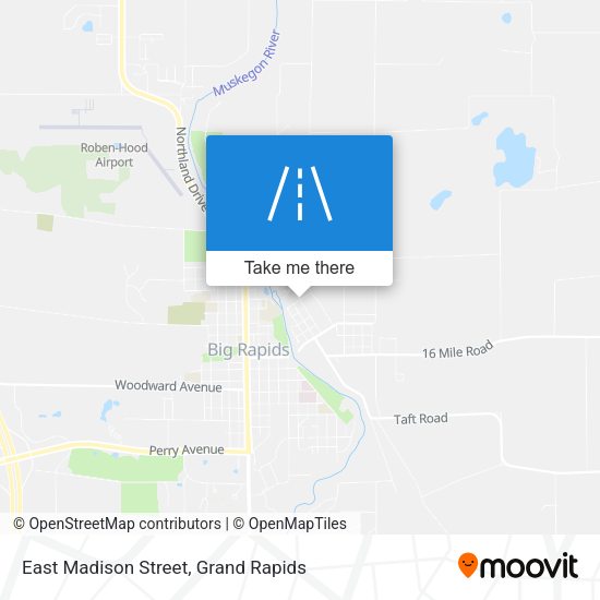 East Madison Street map