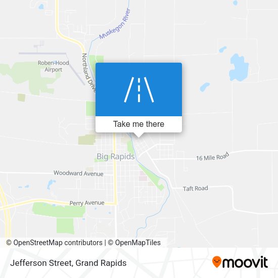 Jefferson Street map