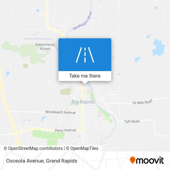 Osceola Avenue map