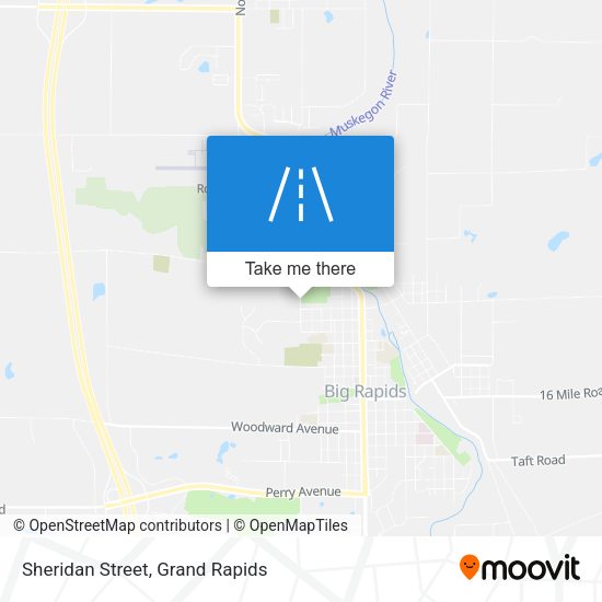 Mapa de Sheridan Street