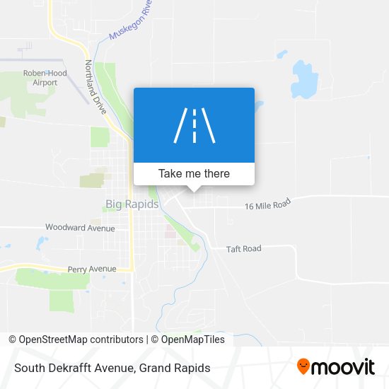 Mapa de South Dekrafft Avenue