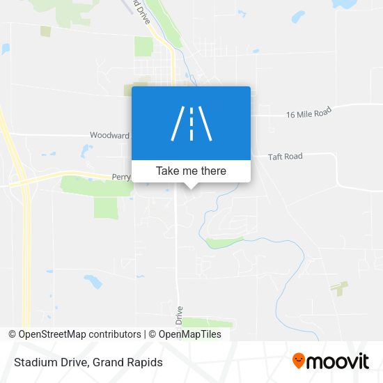 Stadium Drive map