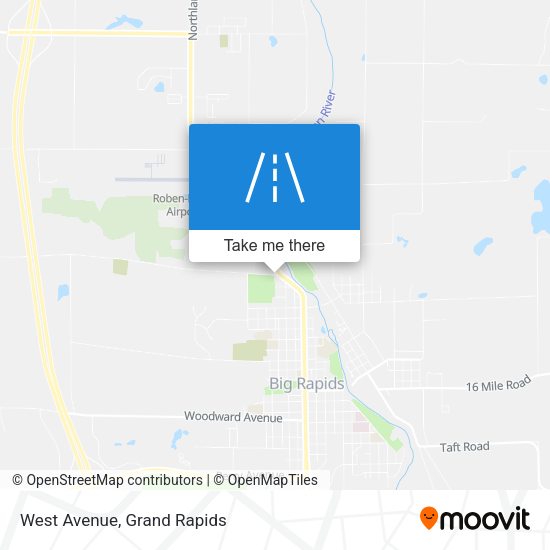Mapa de West Avenue
