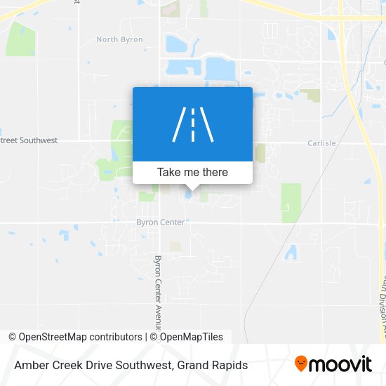 Mapa de Amber Creek Drive Southwest