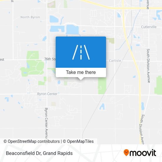 Beaconsfield Dr map