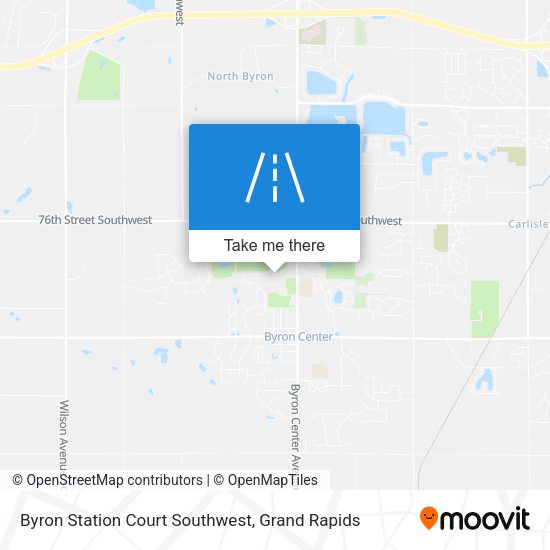 Byron Station Court Southwest map