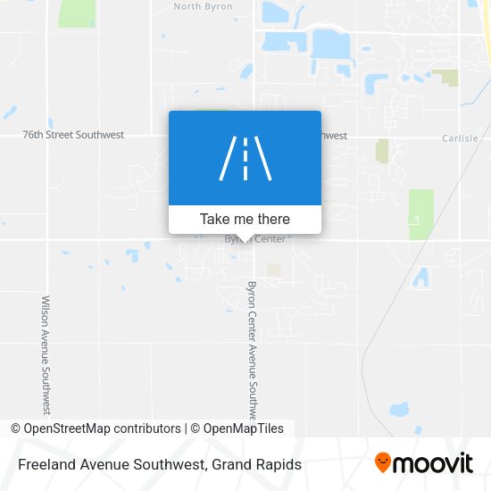 Freeland Avenue Southwest map