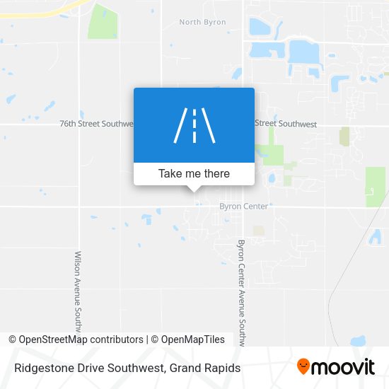 Ridgestone Drive Southwest map