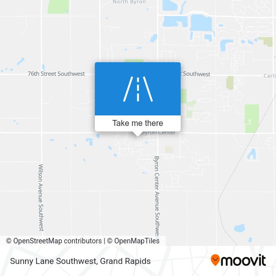 Sunny Lane Southwest map