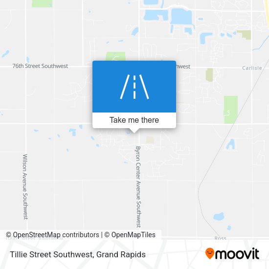 Mapa de Tillie Street Southwest