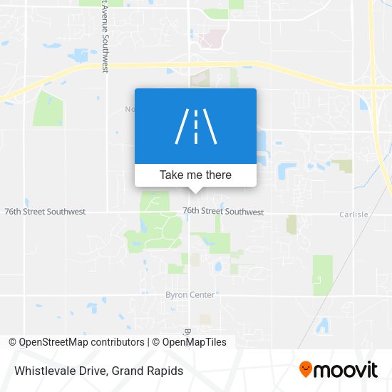 Whistlevale Drive map