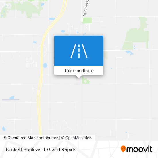 Mapa de Beckett Boulevard