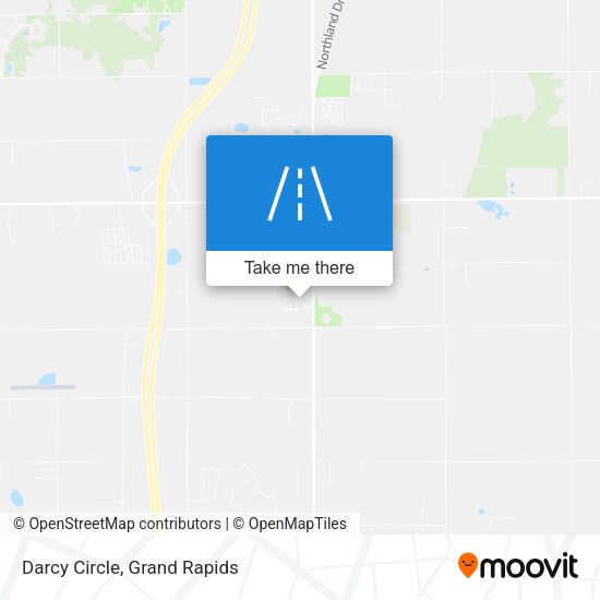 Mapa de Darcy Circle