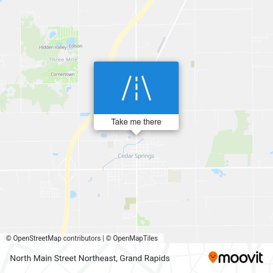 North Main Street Northeast map