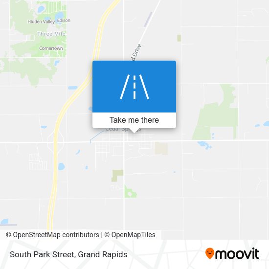 South Park Street map