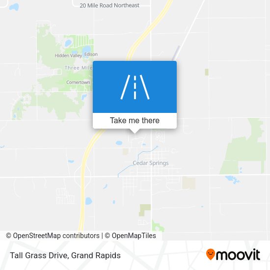 Tall Grass Drive map