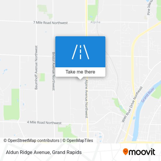 Mapa de Aldun Ridge Avenue
