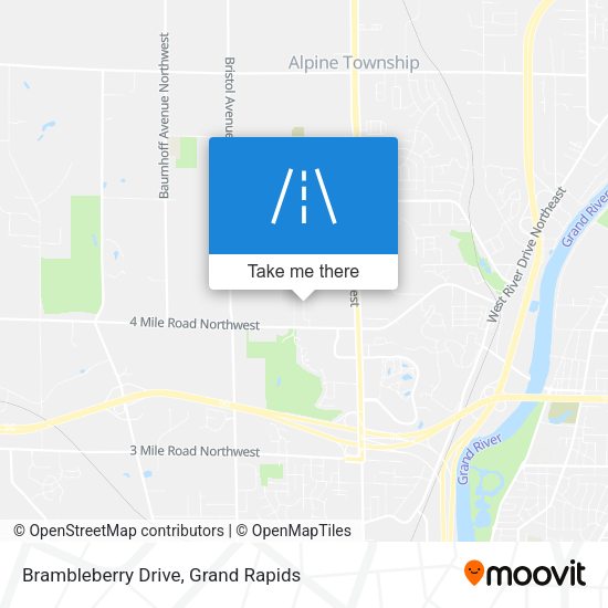 Brambleberry Drive map