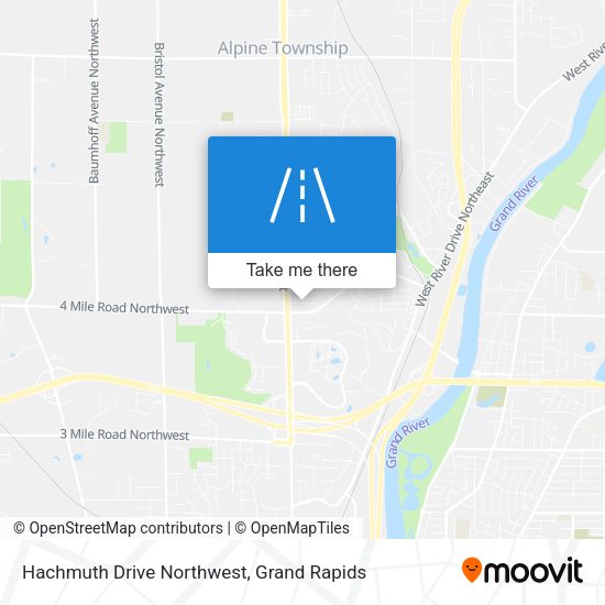 Mapa de Hachmuth Drive Northwest