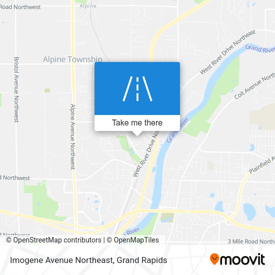 Imogene Avenue Northeast map