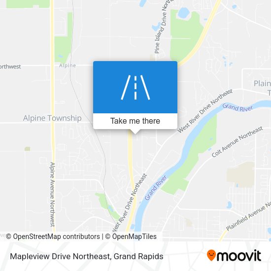 Mapa de Mapleview Drive Northeast