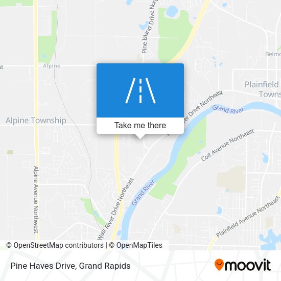 Mapa de Pine Haves Drive
