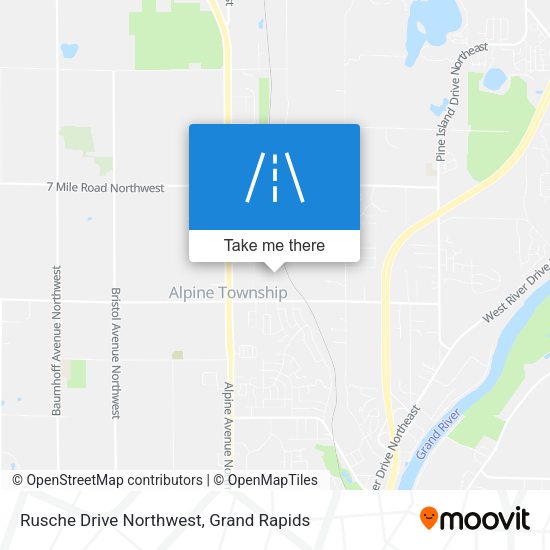 Mapa de Rusche Drive Northwest