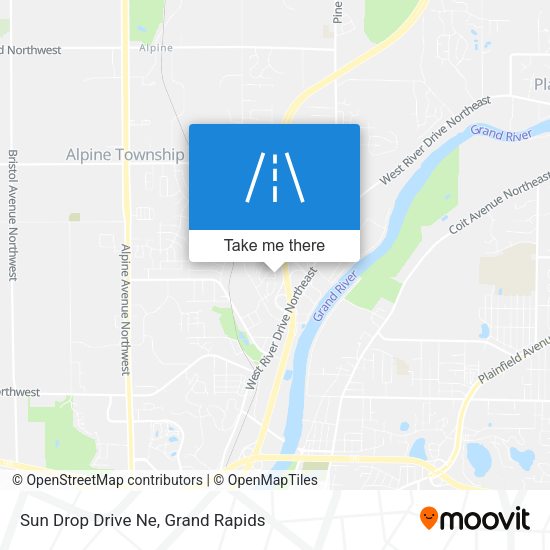 Sun Drop Drive Ne map