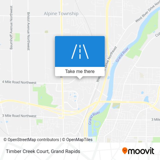 Timber Creek Court map
