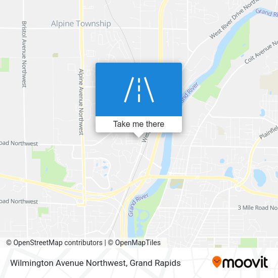 Wilmington Avenue Northwest map