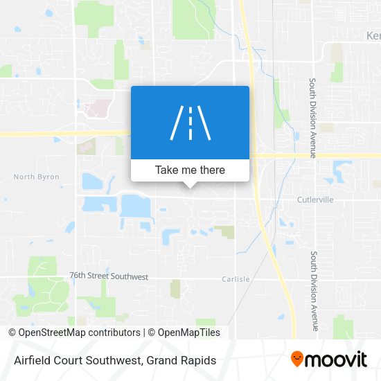 Mapa de Airfield Court Southwest