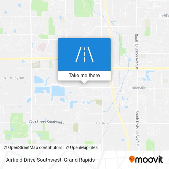 Mapa de Airfield Drive Southwest