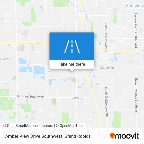 Amber View Drive Southwest map