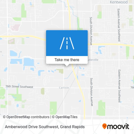 Mapa de Amberwood Drive Southwest