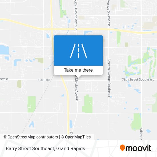 Mapa de Barry Street Southeast