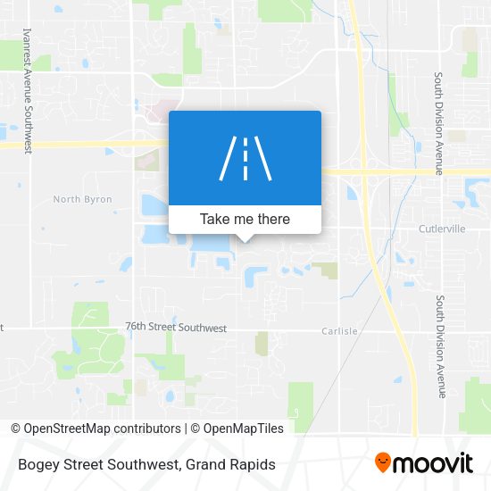 Mapa de Bogey Street Southwest