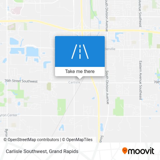 Carlisle Southwest map